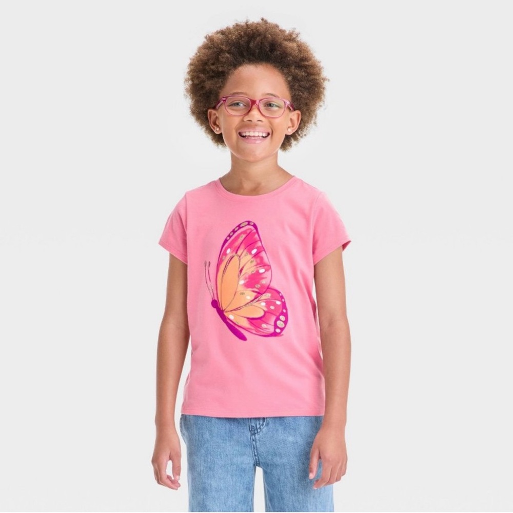 Cat & Jack butterfly top size XL